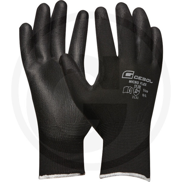 Gebol Handschuh "Micro Flex" schwarz